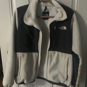 White and grey north face